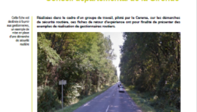 Sécurisation d'un itinéraire via l'adaptation de la démarche Inspection de Sécurité Routière - ISRI