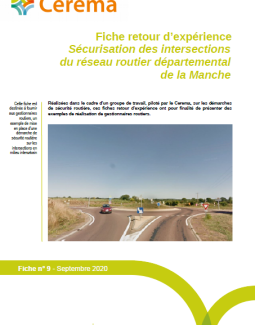 Sécurisation des intersections du réseau routier départemental