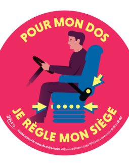 Pour mon dos, je règle mon siège