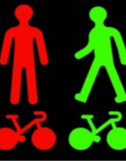 Feu piéton-cycliste