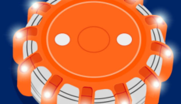 Une signalisation de chantier par balise magnétique à led