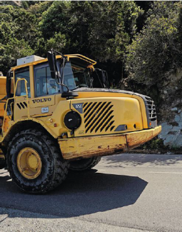 Circulation des engins de TP sur route