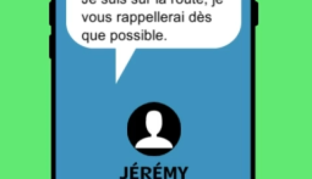 Tu conduis ? Je raccroche !